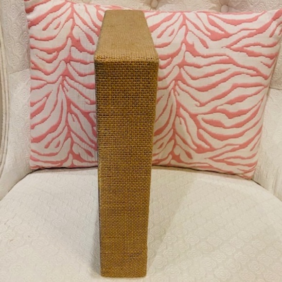 J14-Distressed Demdaco Dogs Rock Golden Retriever Dog Burlap Wall Art - Picture 5 of 8